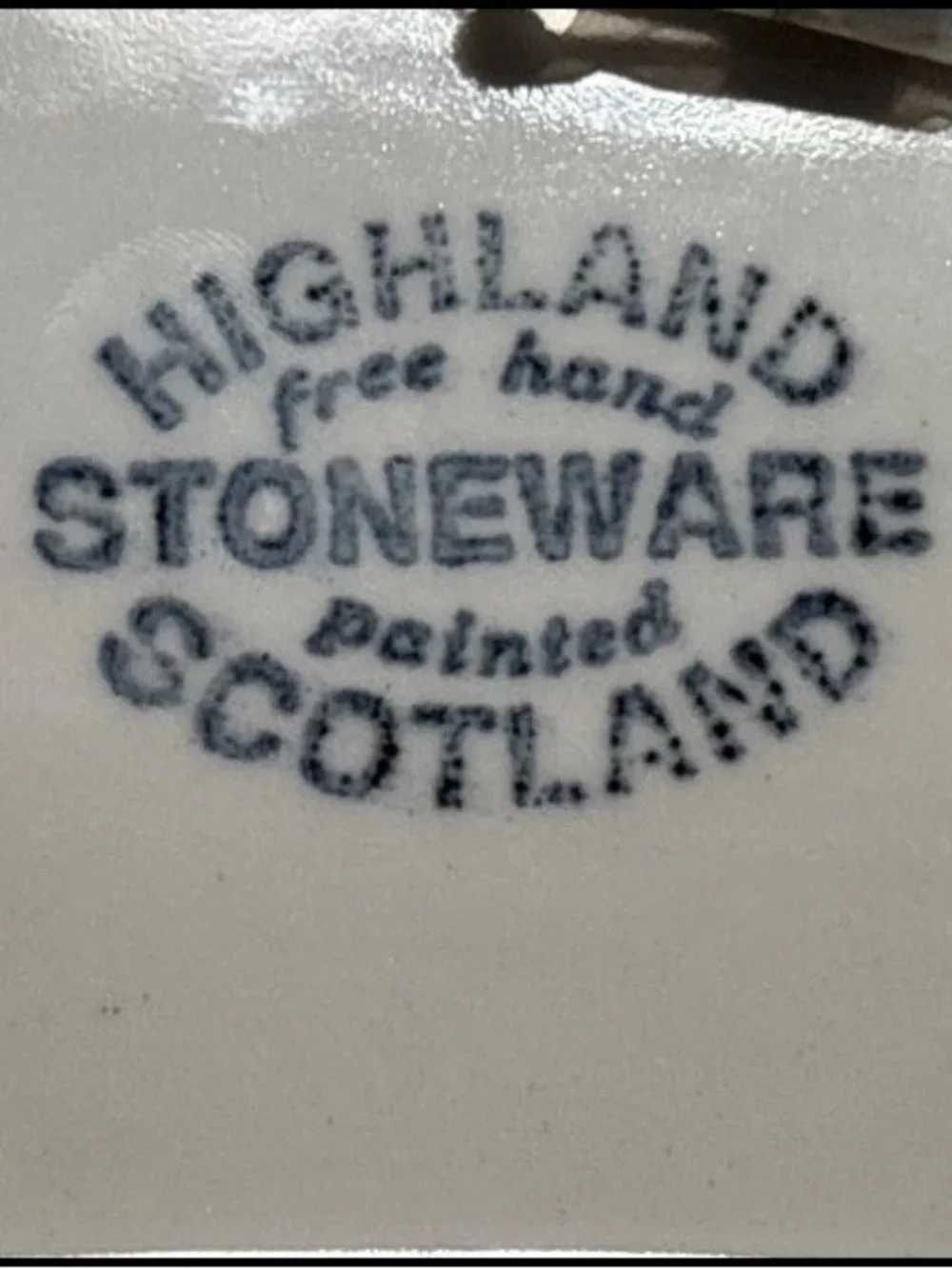 Highland Stoneware Fish Shaped Dish/ Wall Hanging - Made in Scotland F/S 17”x5.5